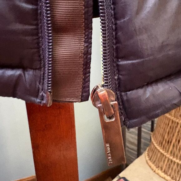 Zara Man Navy Blue, Down Insulated Puffer Jacket with Hood size XL - Picture 4 of 9